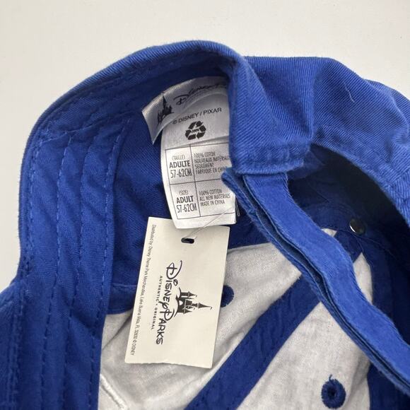 NWT Disney Parks Monsters University MU Blue Hat Adult Adjustable Pixar Cap - Picture 2 of 3